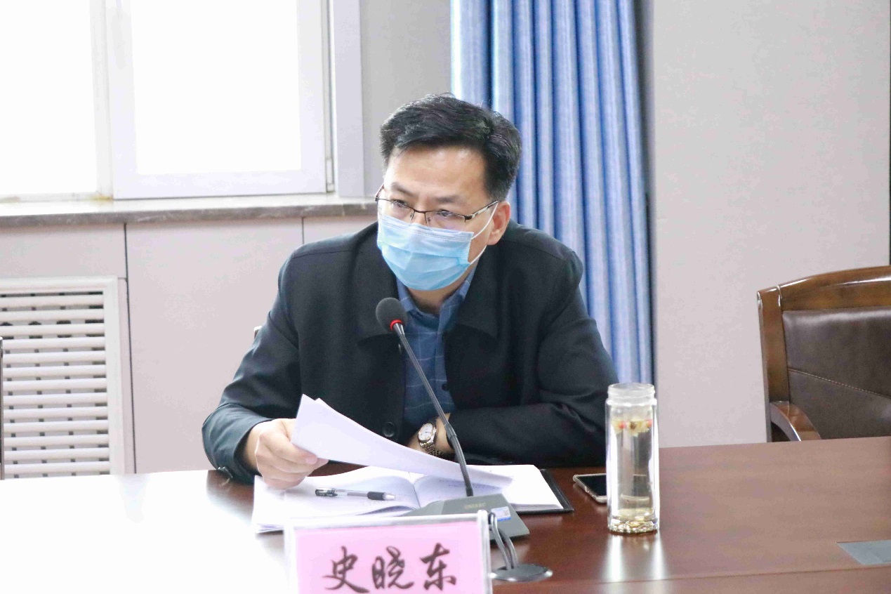 党委委员,副院长史晓东安排工作